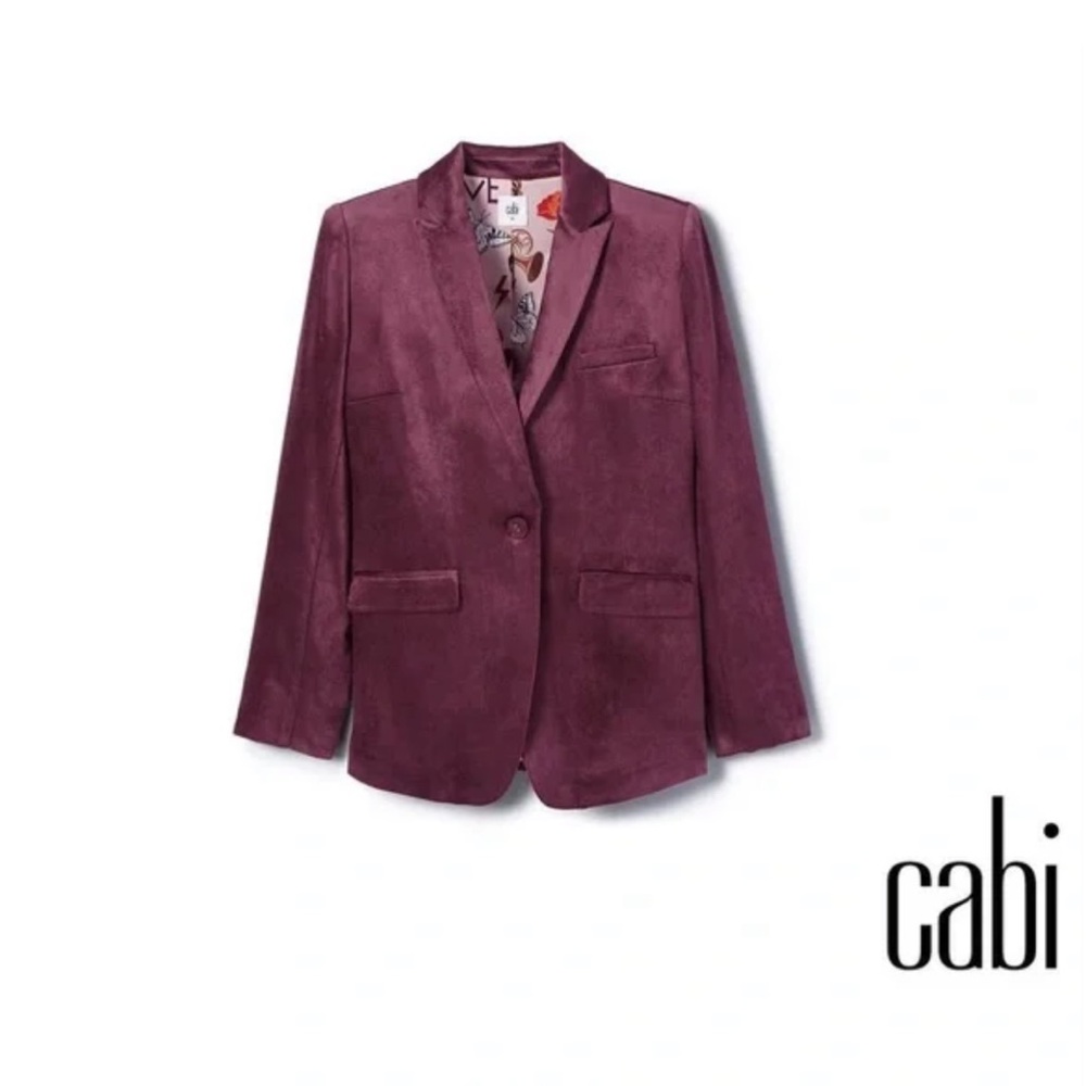 NWT Cabi Vineyard Williams Jacket Blazer MEDIUM FALL 2023 #4491 Velvet